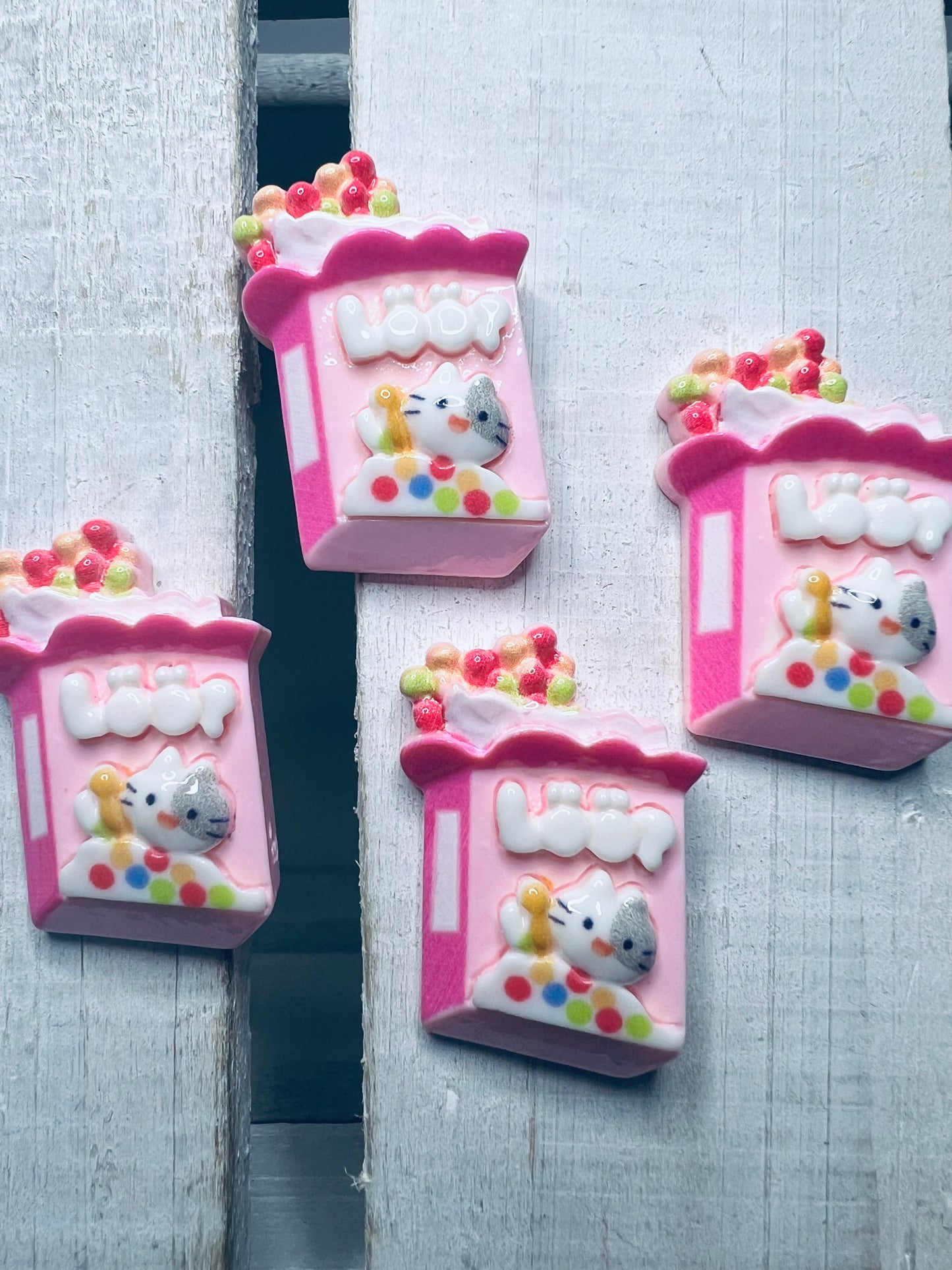 Miniature Cereal Box Trinket Mini Objects Speech Therapy Food Mikis Faux fruit loop cereal box Doodads Dollhouse Cereal breakfast trinkets