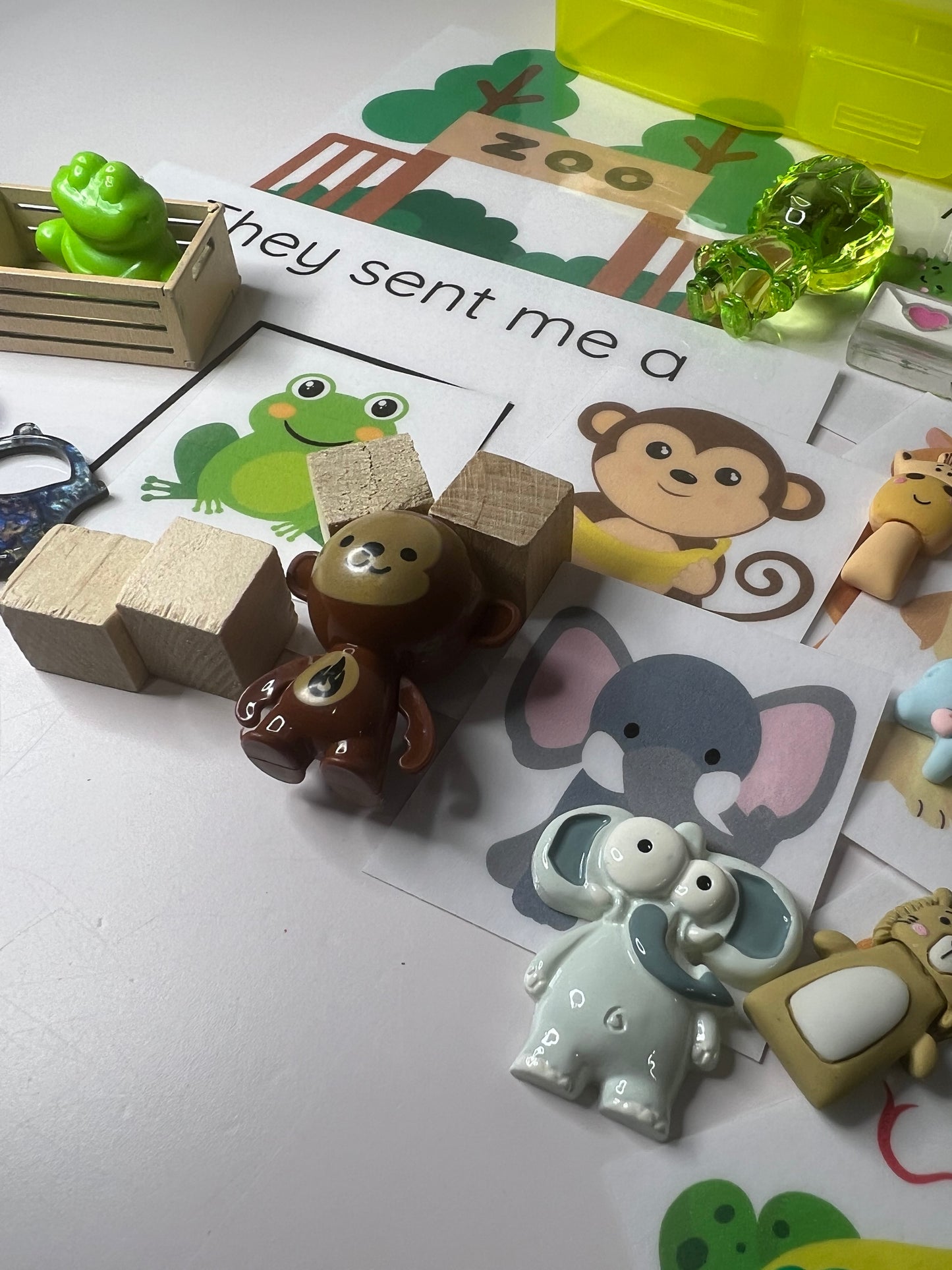 Dear Zoo Story Kit Speech Therapy Mini Objects Zoo Book Preschool Book