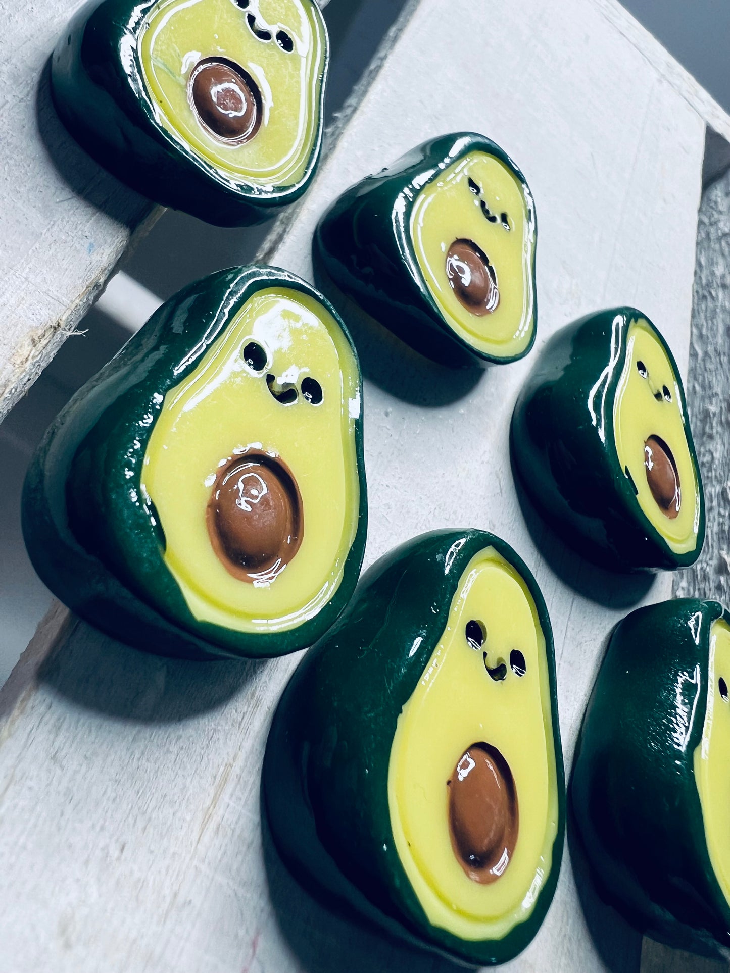 Miniature Avocado Trinket FOOD Mini Objects Speech Therapy Trinkets Doodads Say and Play Minis Montessori Sound Objects Vowel