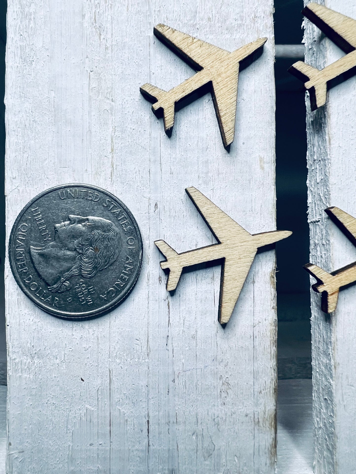 Woodcut Jet Airplabet Object Miniature Plane Trinkets Speech Therapy Mini Objects Letter J Jet Mini Object Wood Cut Outs