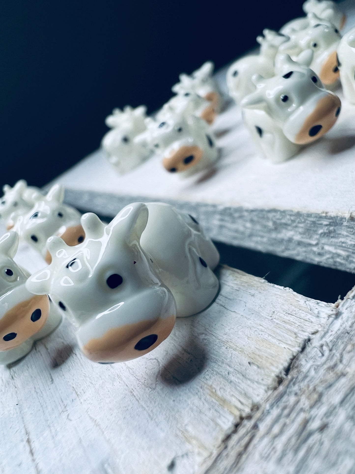 Miniature COW Objects Alphabet Trinkets FARM Minis Speech Therapy Objects Slime Charms Montessori Miniatures Dollhouse