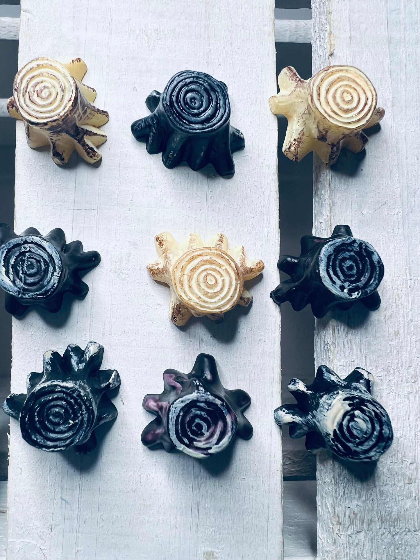 Miniature Tree Stump Trinket - Fall Theme Mini Objects for Speech Therapy Blend Sound Minis Miniature Stump for Fairy Garden