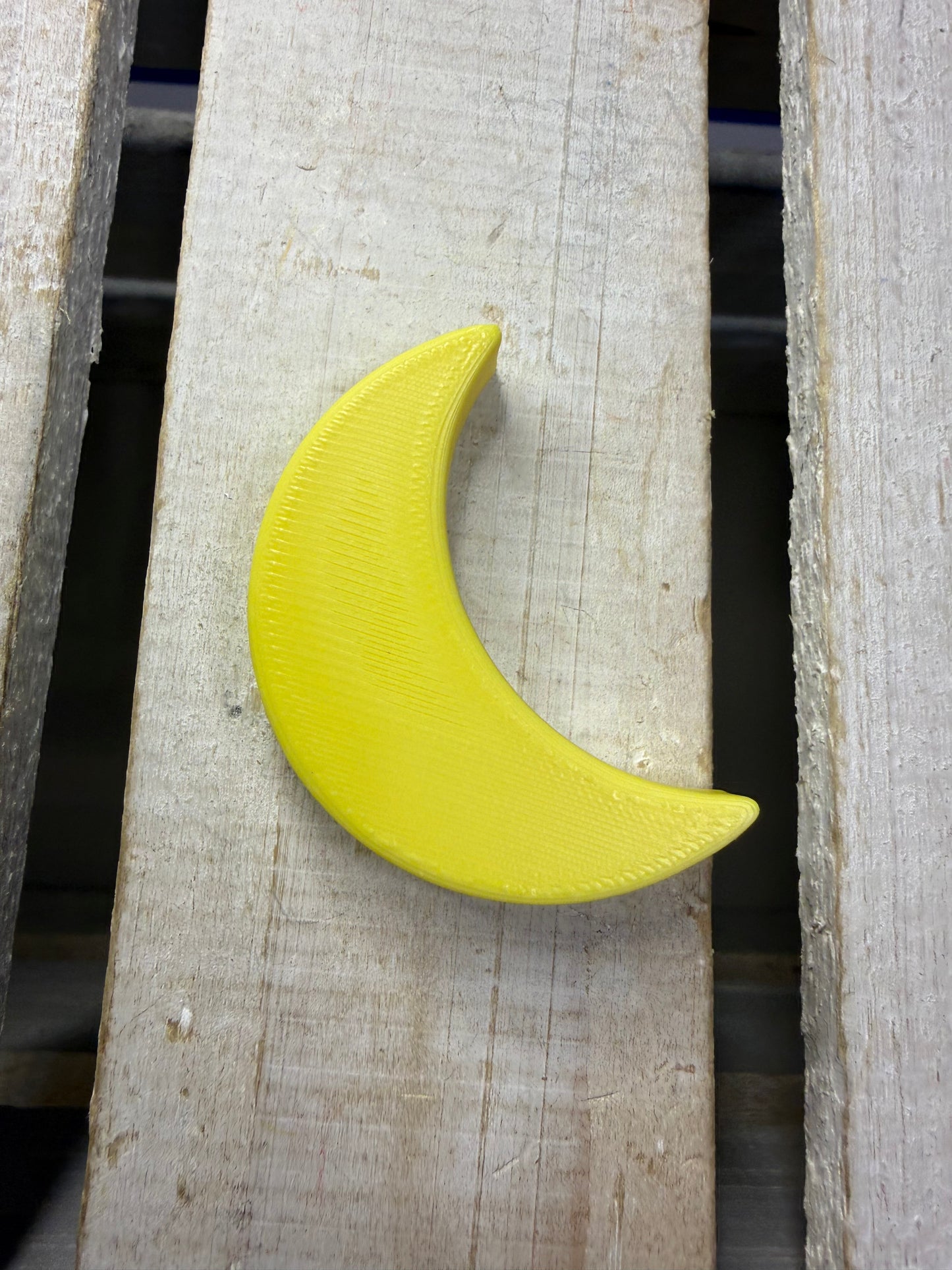Miniature Crescent Moon - Mini Space Themed Objects - Astronomy Minis - Talkets™