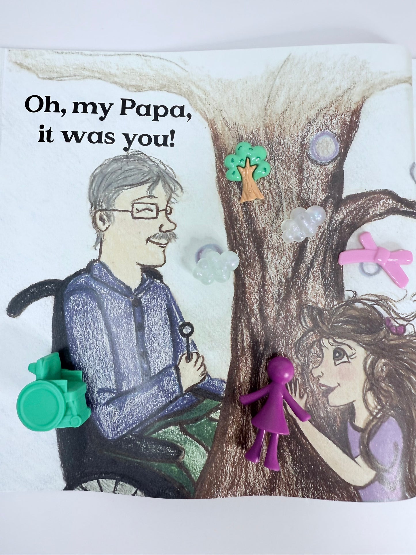 Bubble Hunt Book & Story Kit – Speech Therapy Mini Objects, Early Childhood Language, Book About Bubbles, Interactive Speech Therapy Book