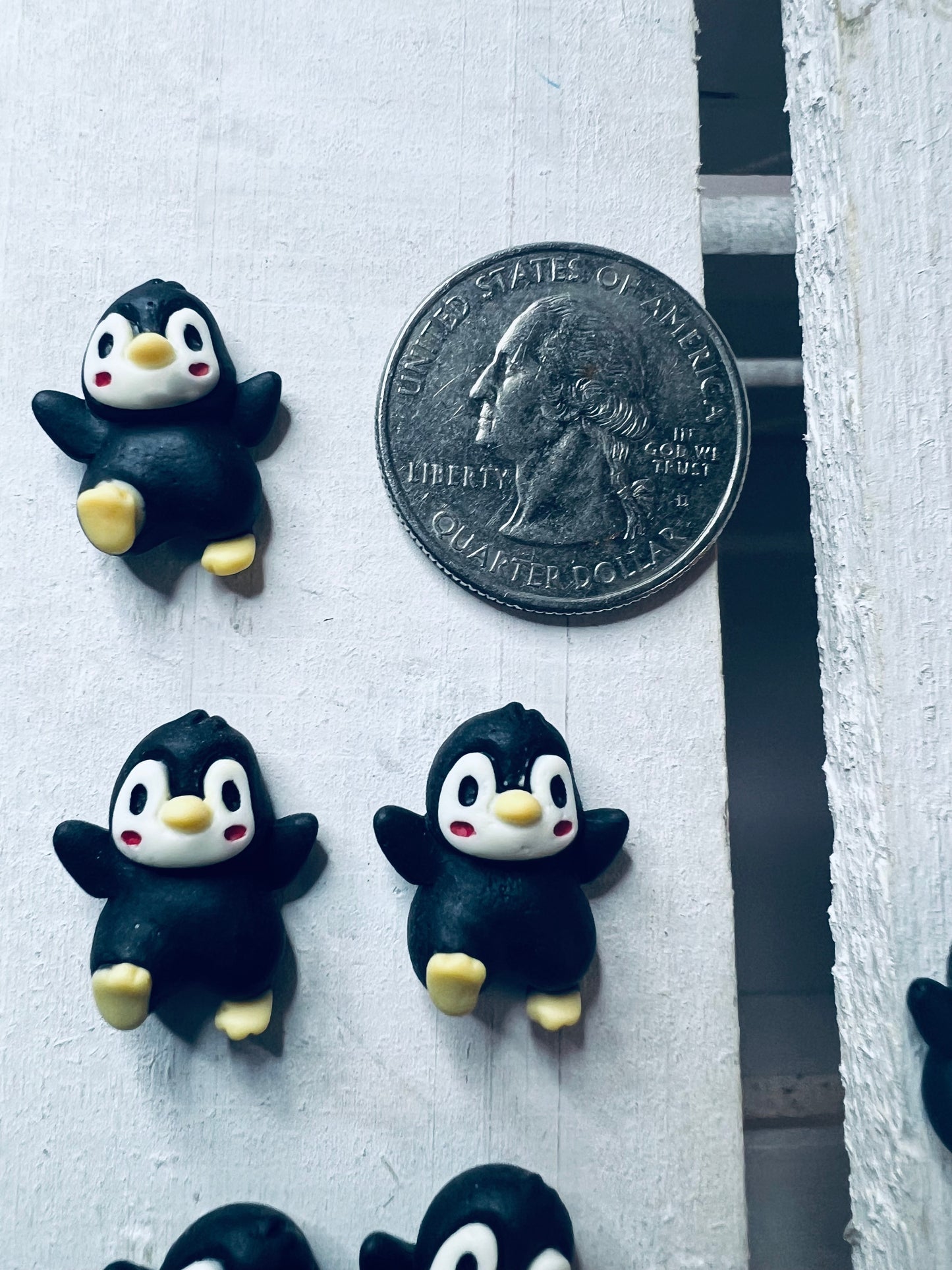 Miniature PENGUIN Trinket WINTER Arctic Animals Micro Mini Trinkets Speech Therapy Mini Objects I Spy Objects Penguin Doodads