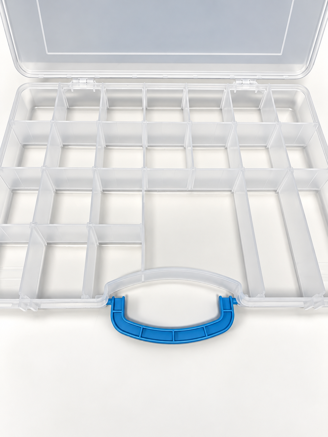 Portable Adjustable Organizer Case with Handle | 5–23 Compartments - DIY Craft Set