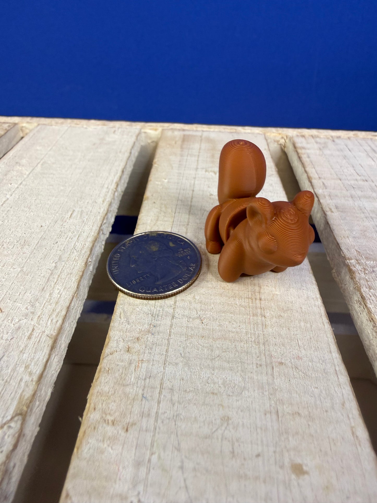 Mini squirrel – Twisty Mini Object for Speech Therapy & Alphabet Trinket Activities | 3D Printed | Talkets™