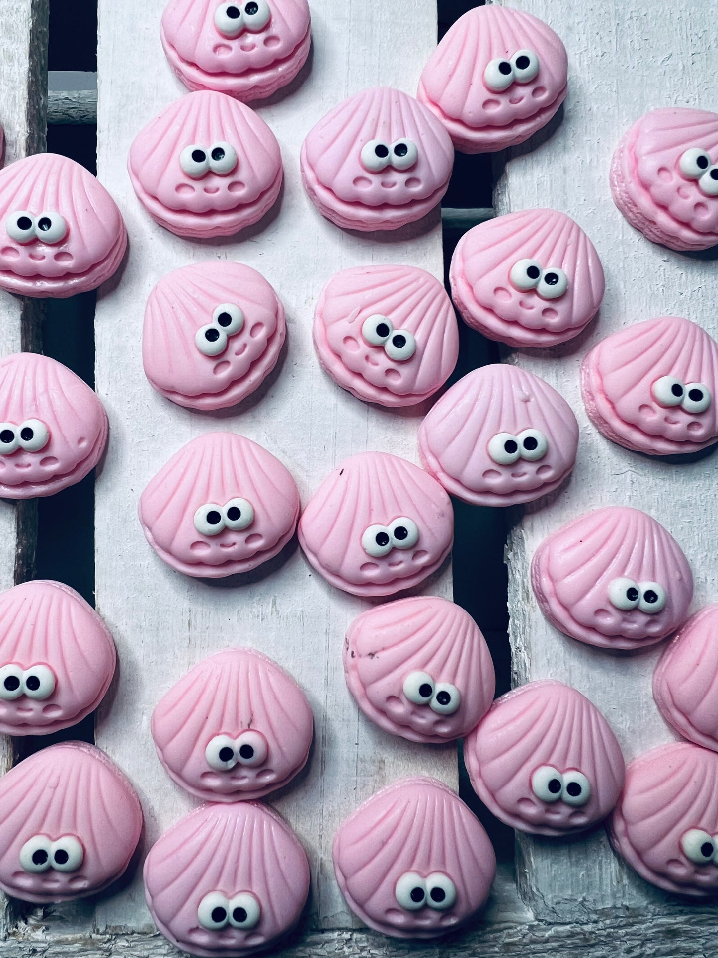 Miniature Pink OYSTER Trinket Ocean Theme Trinkets Resin Oyster Speech Therapy Mini Objects Trinkets Clam Mini Object