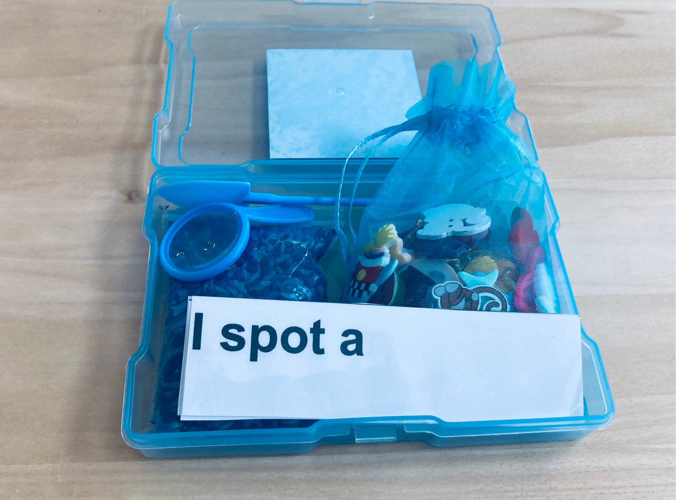 I Spy Objects and Book Speech Therapy Mini Objects
