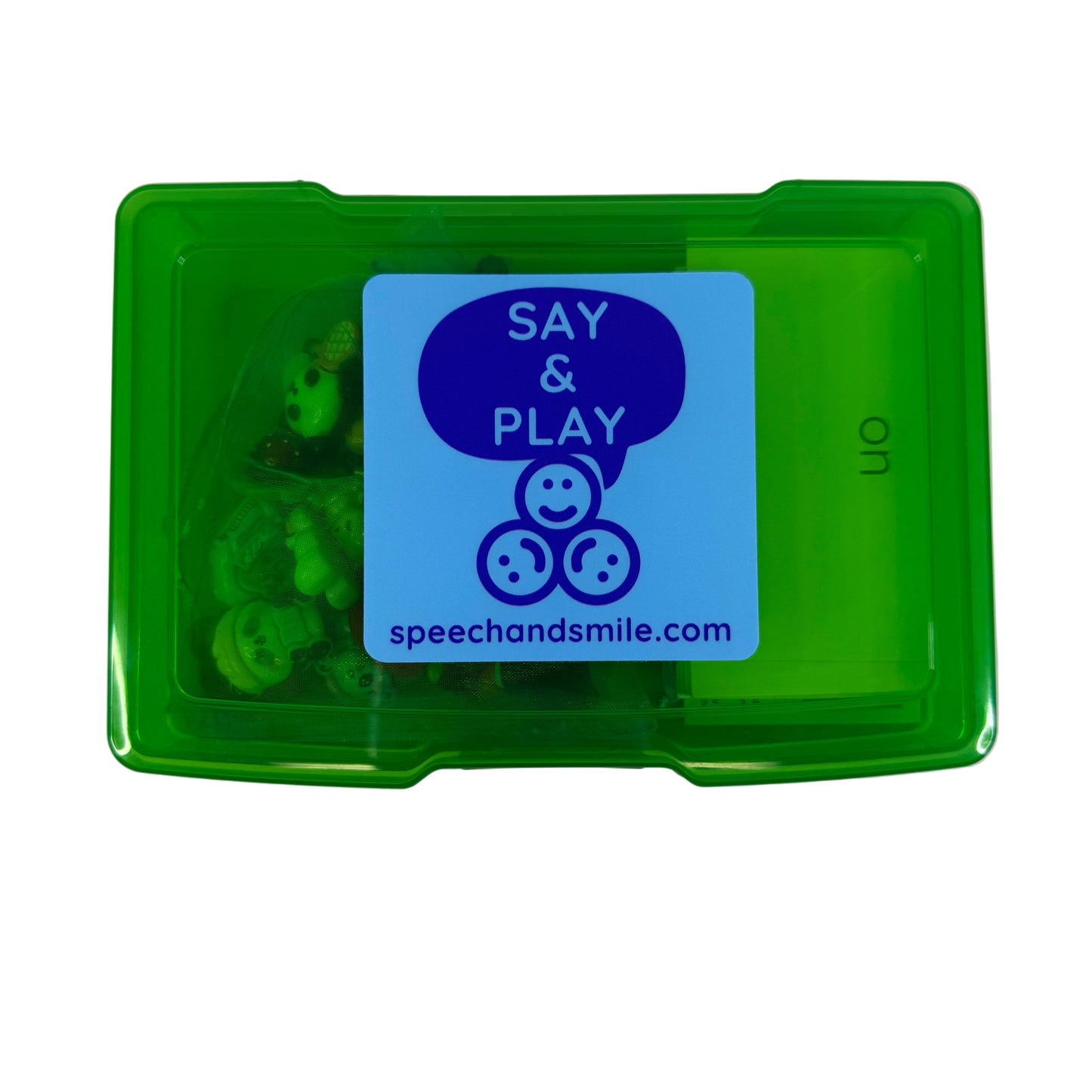 Verb Kit Language Task Box for VERBS Mini Objects Speech Therapy Activity Box Language Concepts Actions Speech Therapy Activity