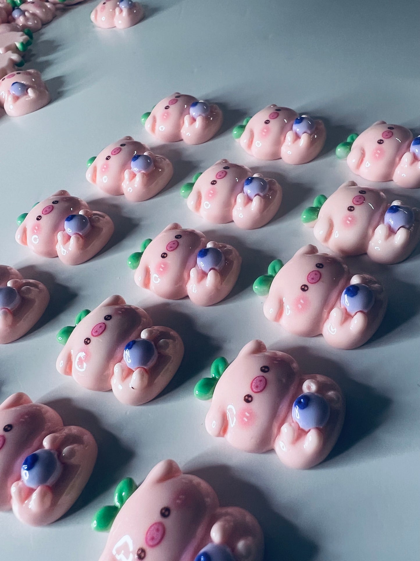 Bibelots de cochon miniatures Animaux de ferme Mini objets Objets verbaux Mini objets d'orthophonie Doodads Objets de langage Montessori