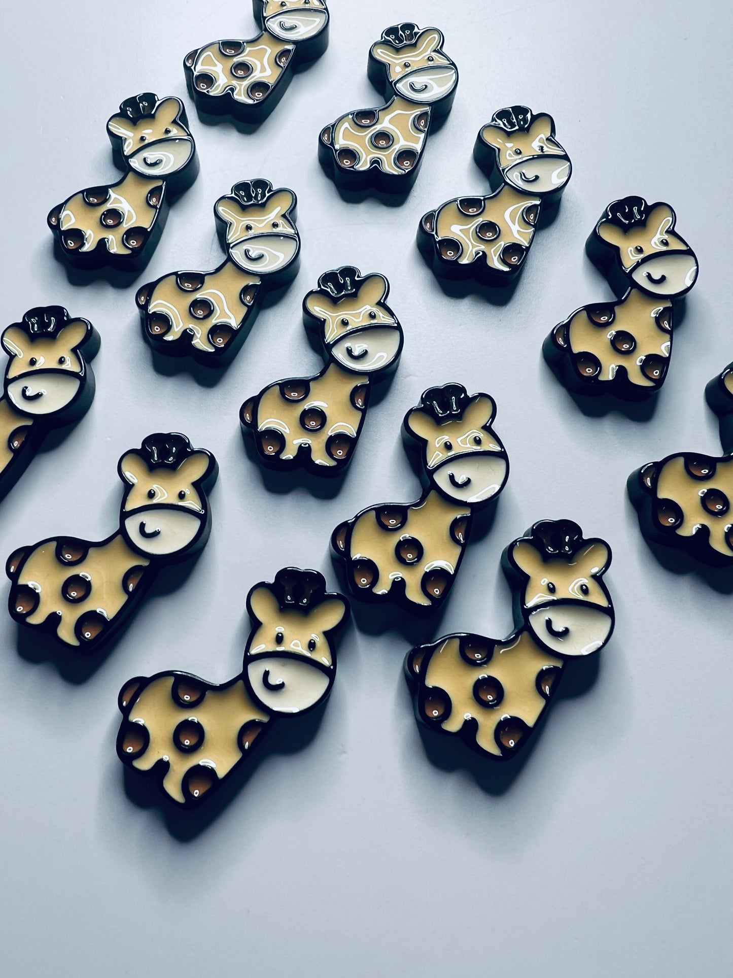 Miniature Giraffe Trinket Mini Giraffe Object Zoo Trinkets Safari Trinkets-Speech Therapy Mini Objects Resin Giraffe Cabochon