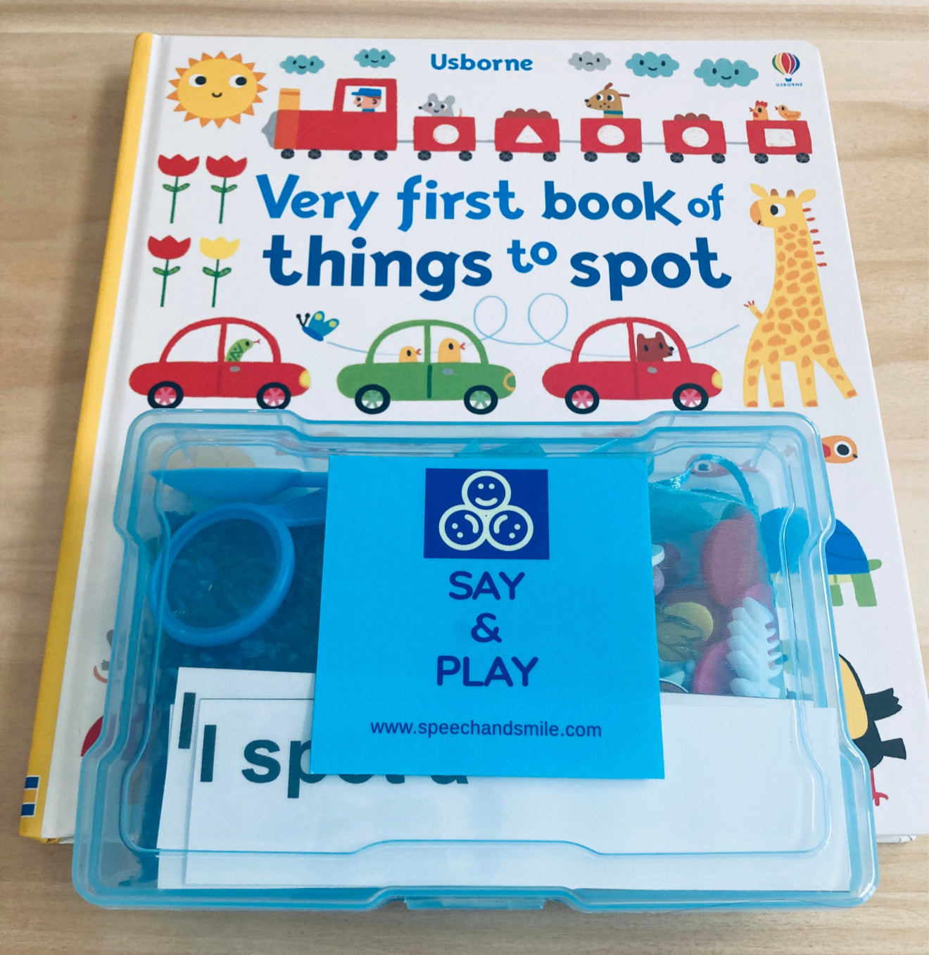 I Spy Objects and Book Speech Therapy Mini Objects