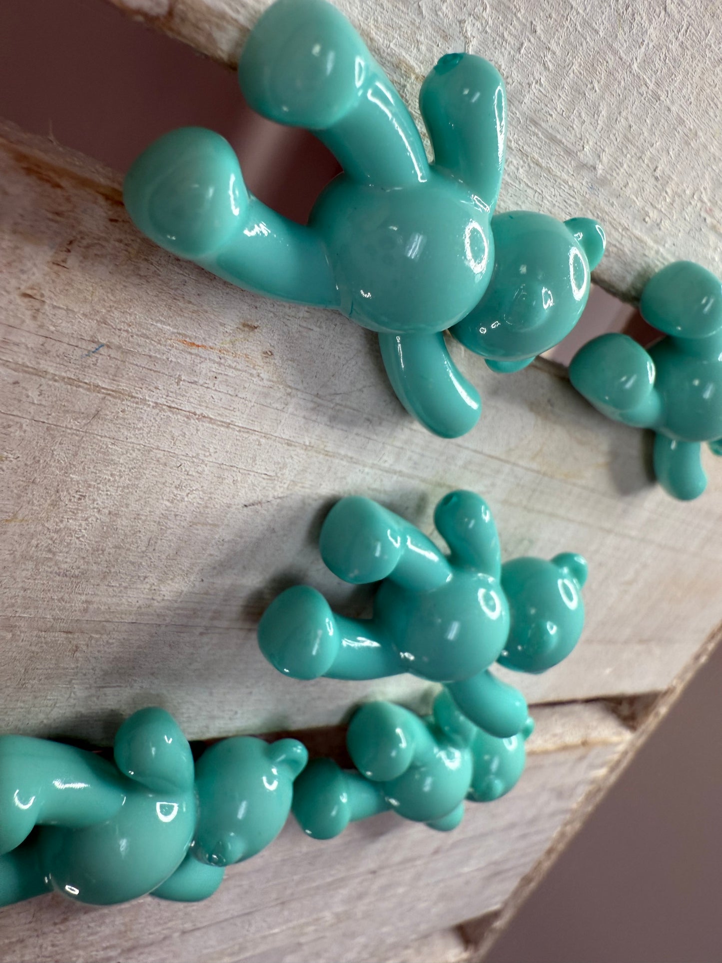 Mini Teddy Bear Trinket Blue Bear Figurine Mini Objects Speech Therapy Toy Minis Say and Play Mini Objects