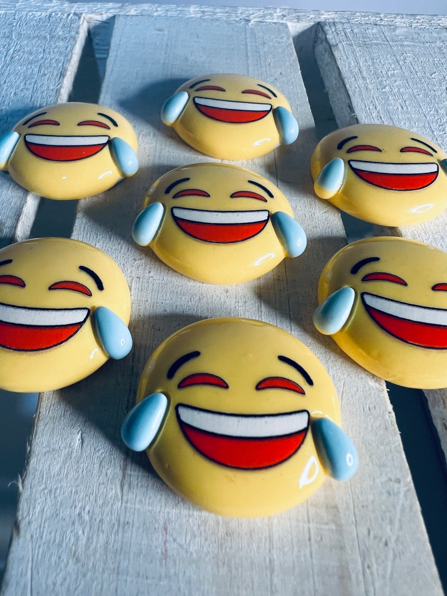 Miniature Laugh Emoji Trinkets Mini Objects Speech Therapy Emotion Minis Trinkets Doodads Letter L Alphabet Objects