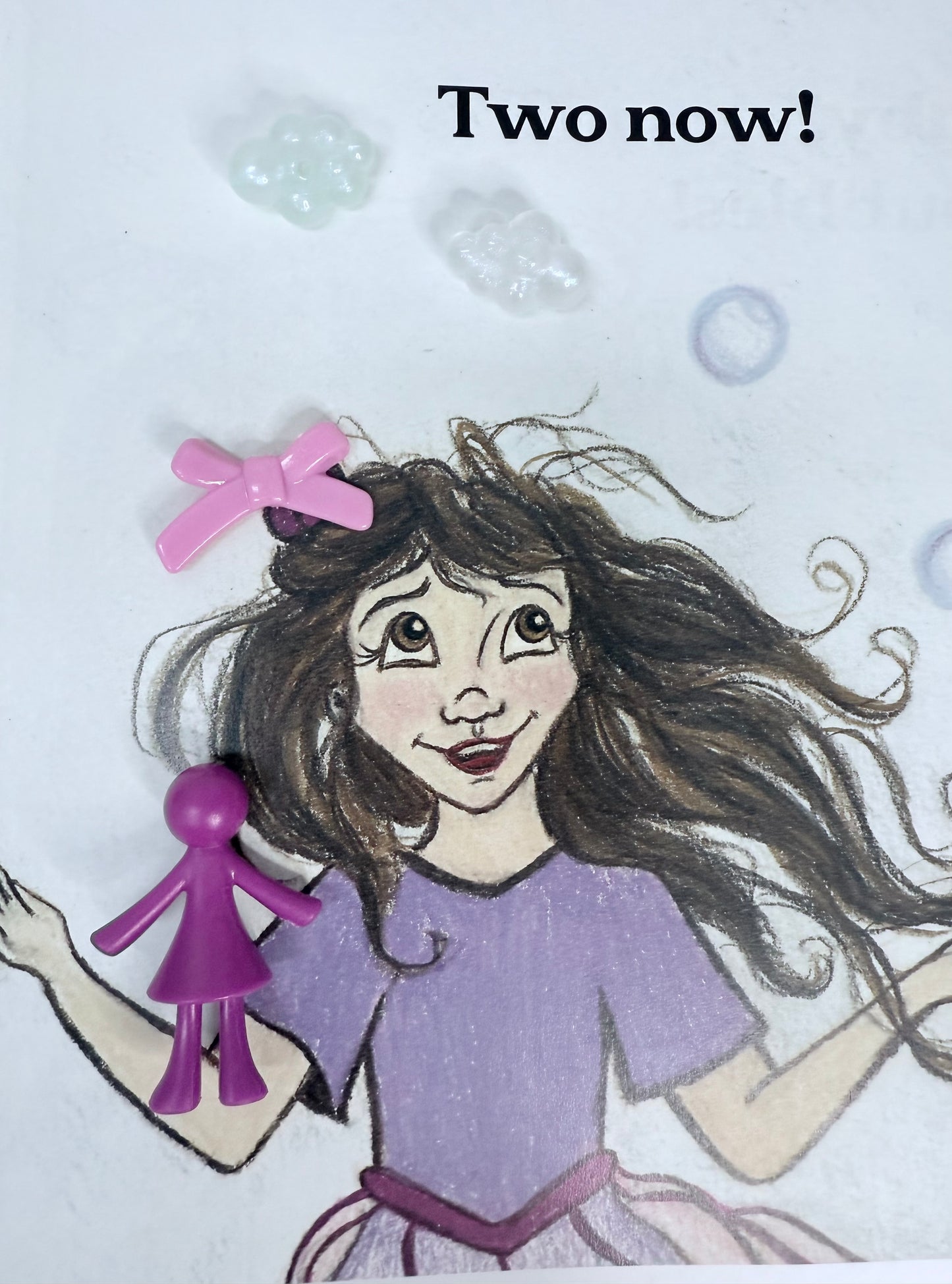 Bubble Hunt Book & Story Kit – Speech Therapy Mini Objects, Early Childhood Language, Book About Bubbles, Interactive Speech Therapy Book