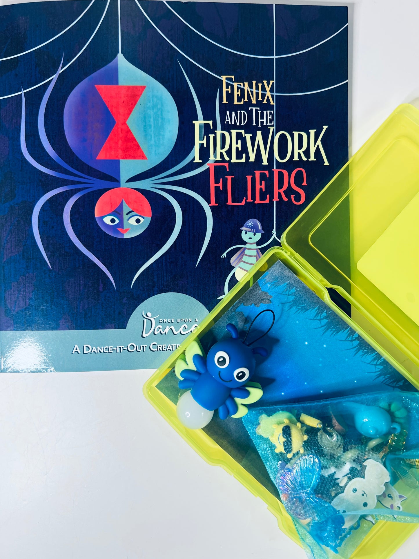 Fenix and the Firework Fliers STORY KIT | INCLUDES BOOK + Movement Story + Speech Therapy Mini Objects + Forest Trinkets