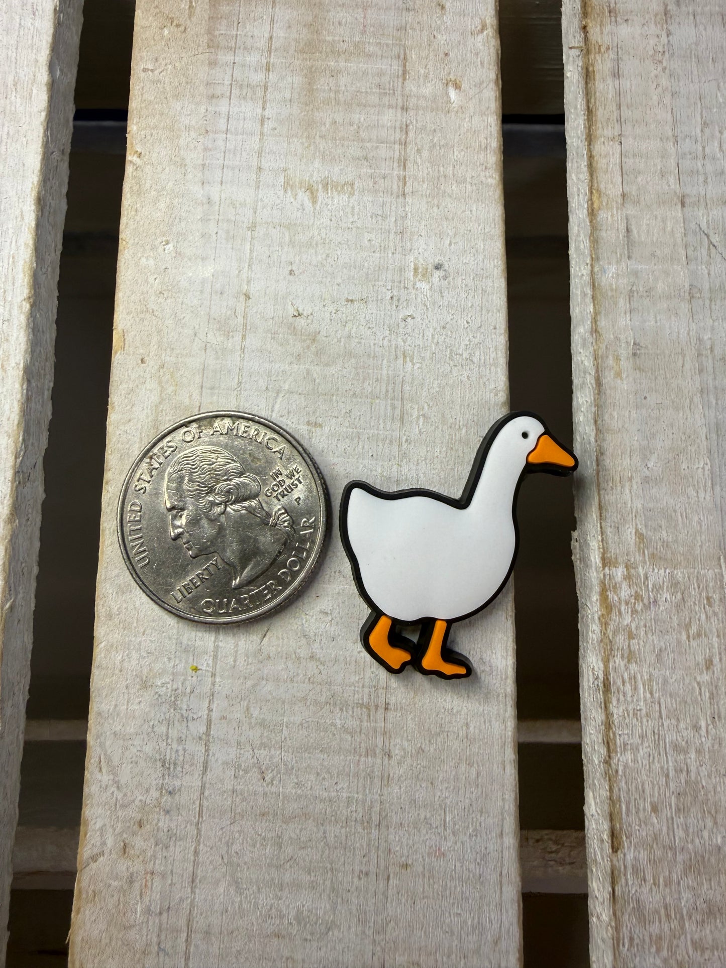 Mini Goose Figure - Bird Minis Lake Theme Trinkets Doodads Speech Therapy