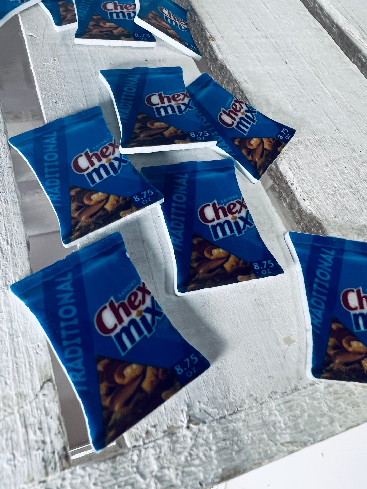 Miniature Chex Mix Bag Trinket for Visual Schedule Food Theme Trinkets Mini Objects for Speech Therapy Mini Objects for Speech Sounds