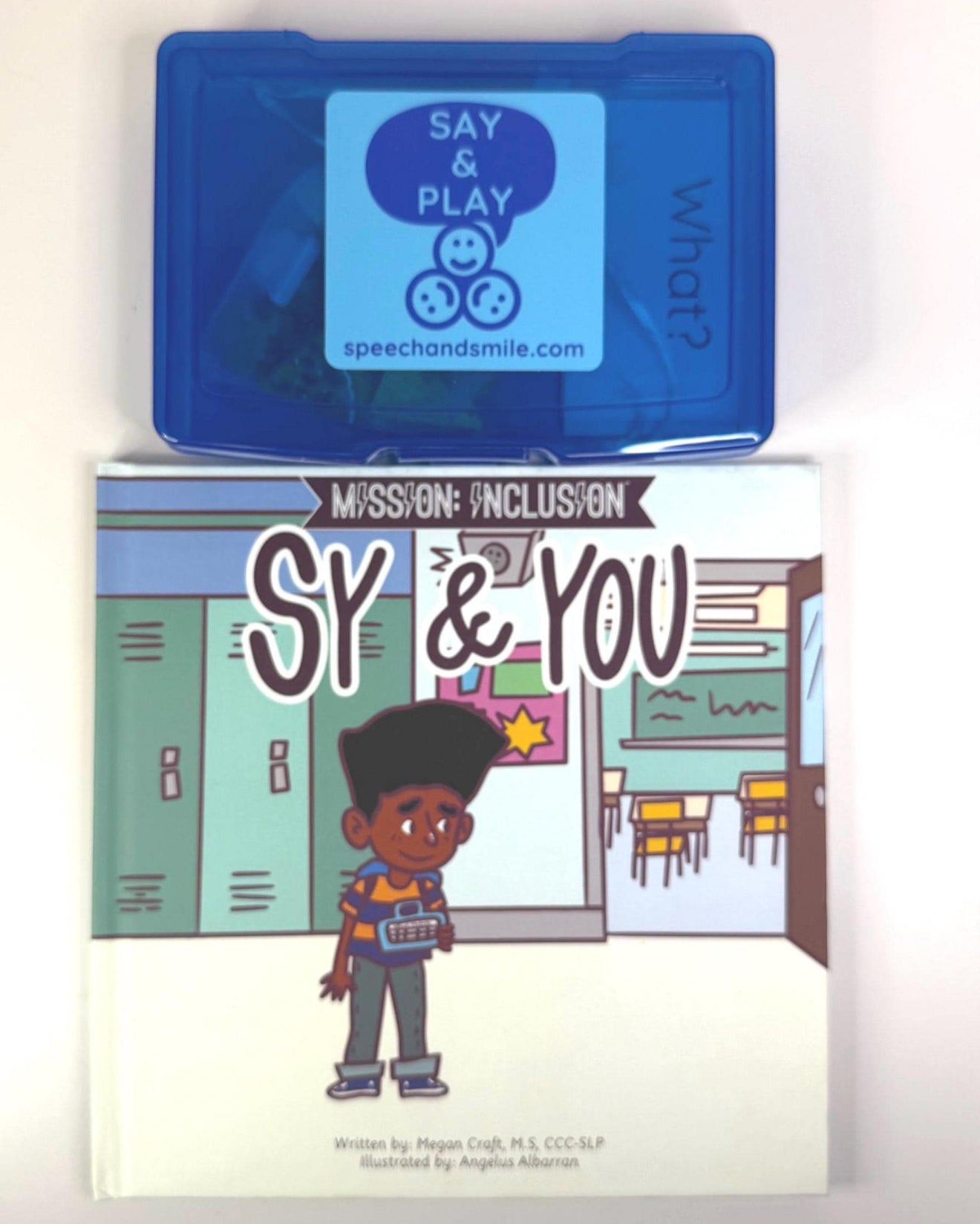 Kit d'histoire pour Sy & You AAC, livres pour enfants, livre d'histoire inclus et accessoires d'objets, livre d'orthophonie, cadeau