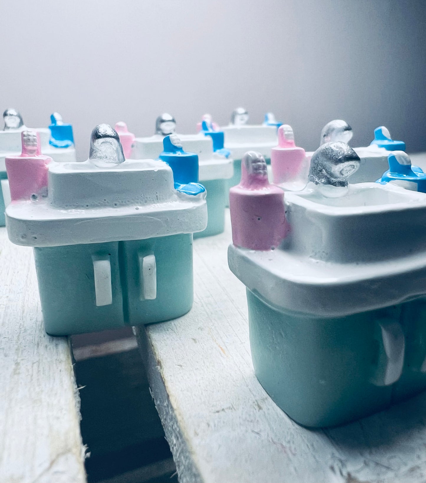 Miniature SINK Trinket Mini Objects Speech Therapy House Theme Task Box Dollhoise Sink Kitchen Bathroom