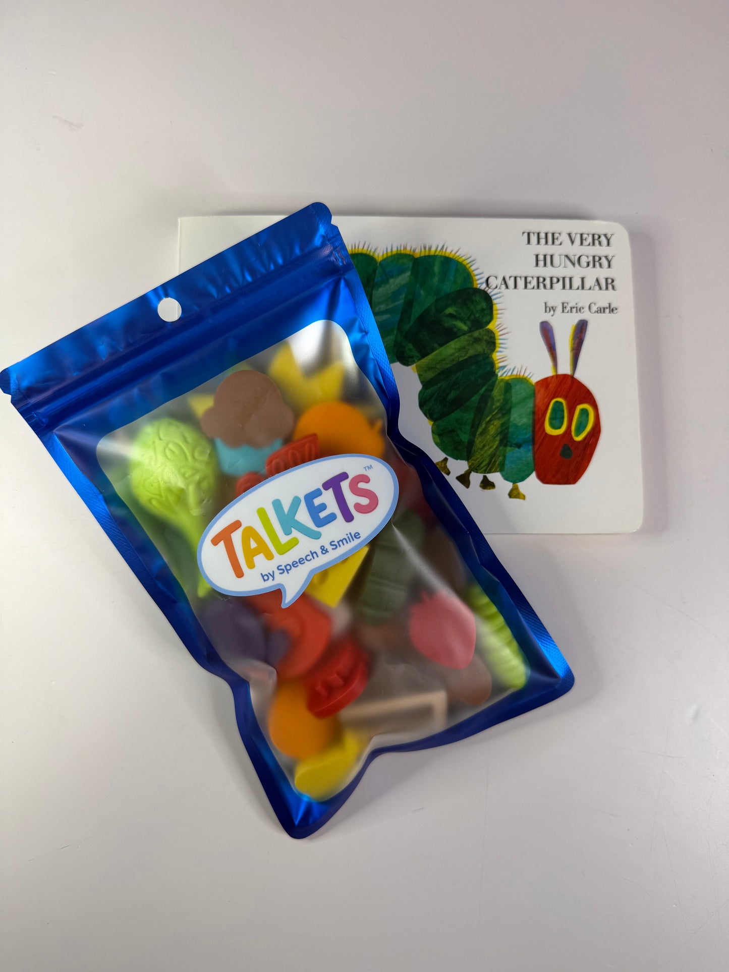 Very Hungry Caterpillar Story Set | Animal Story Objects | Speech Therapy Story Retell Props Talkets™ Mini Objects
