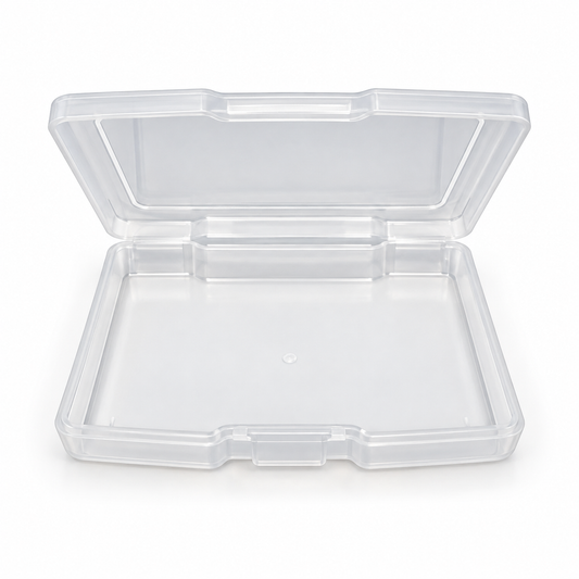 Small Storage Case with Snap Lid | Mini Object & Trinket Organizer - Clear Organization