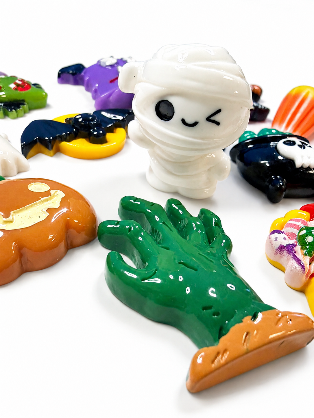 Halloween Mini Trinkets – 13 Piece Set | Mini Objects for Crafts, Sensory Bins & Speech Therapy