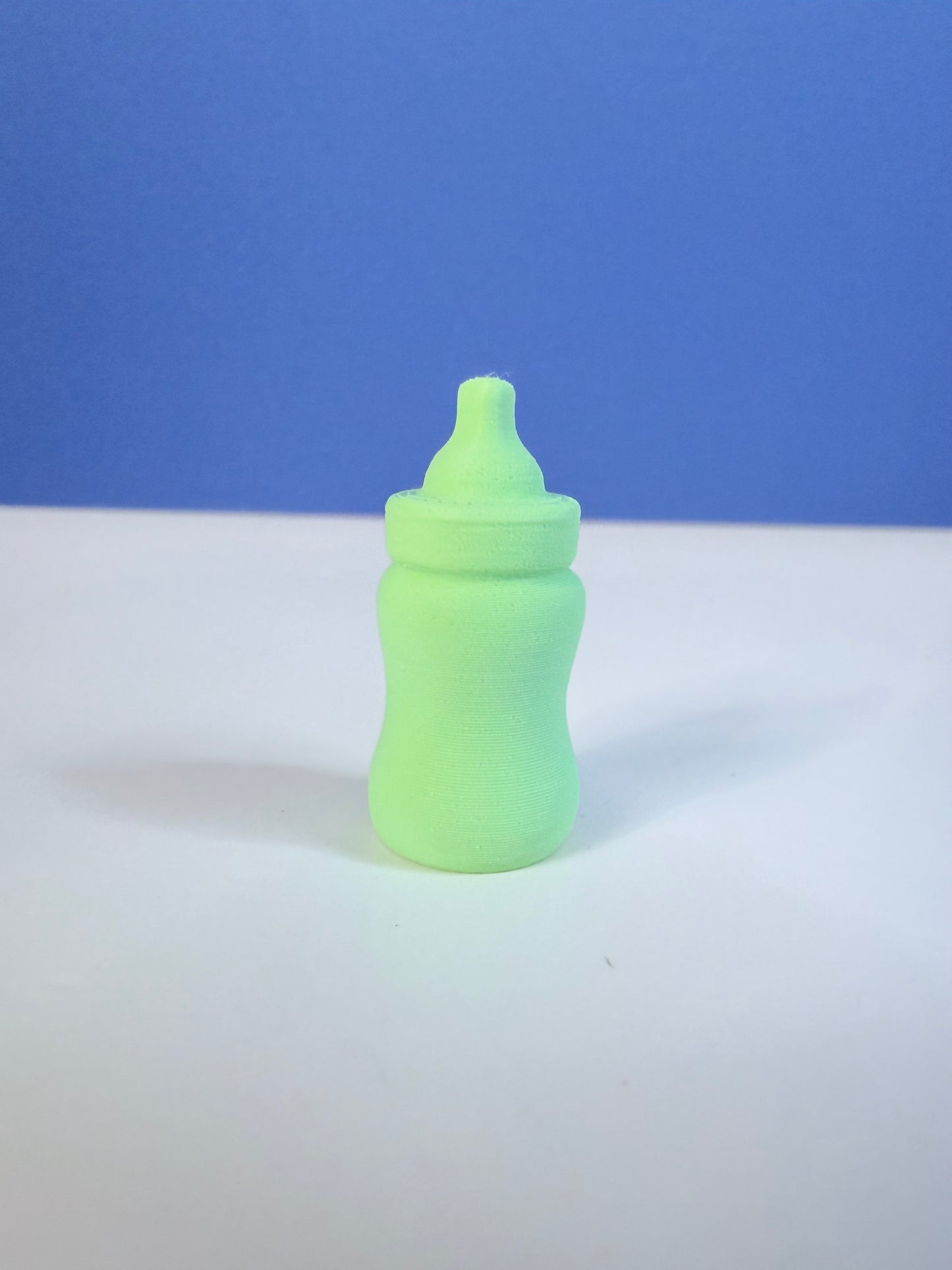 Miniature Baby Bottle trinket - Mini Green Baby Bottle Mini Objects