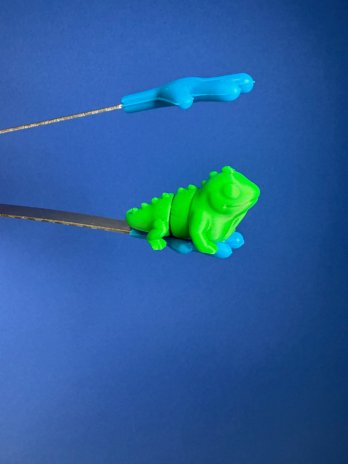 Mini Flexi Iguana Figurine | 3D Printed Fidget Toy for Speech Therapy Activities