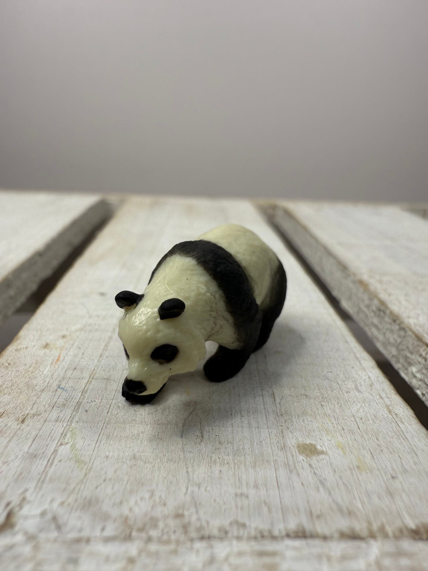 Miniature PANDA Figurine Say and Play Mini Objects for Speech Therapy Zoo Minis Animal for Dollhouse, Fairy Garden, Terrarium, Diorama,