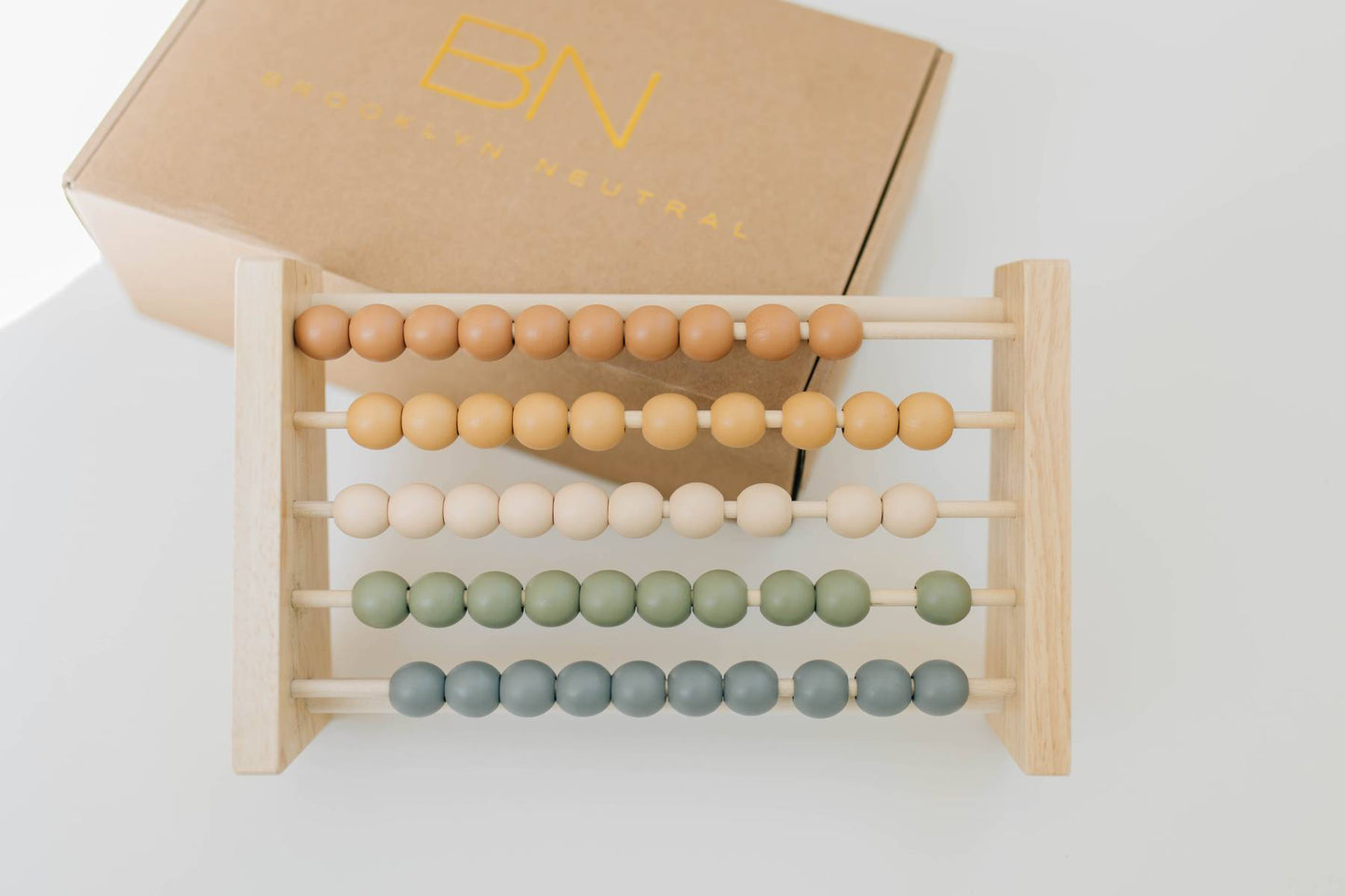 Neutral Wooden Abacus - Articulation Data Tracker!