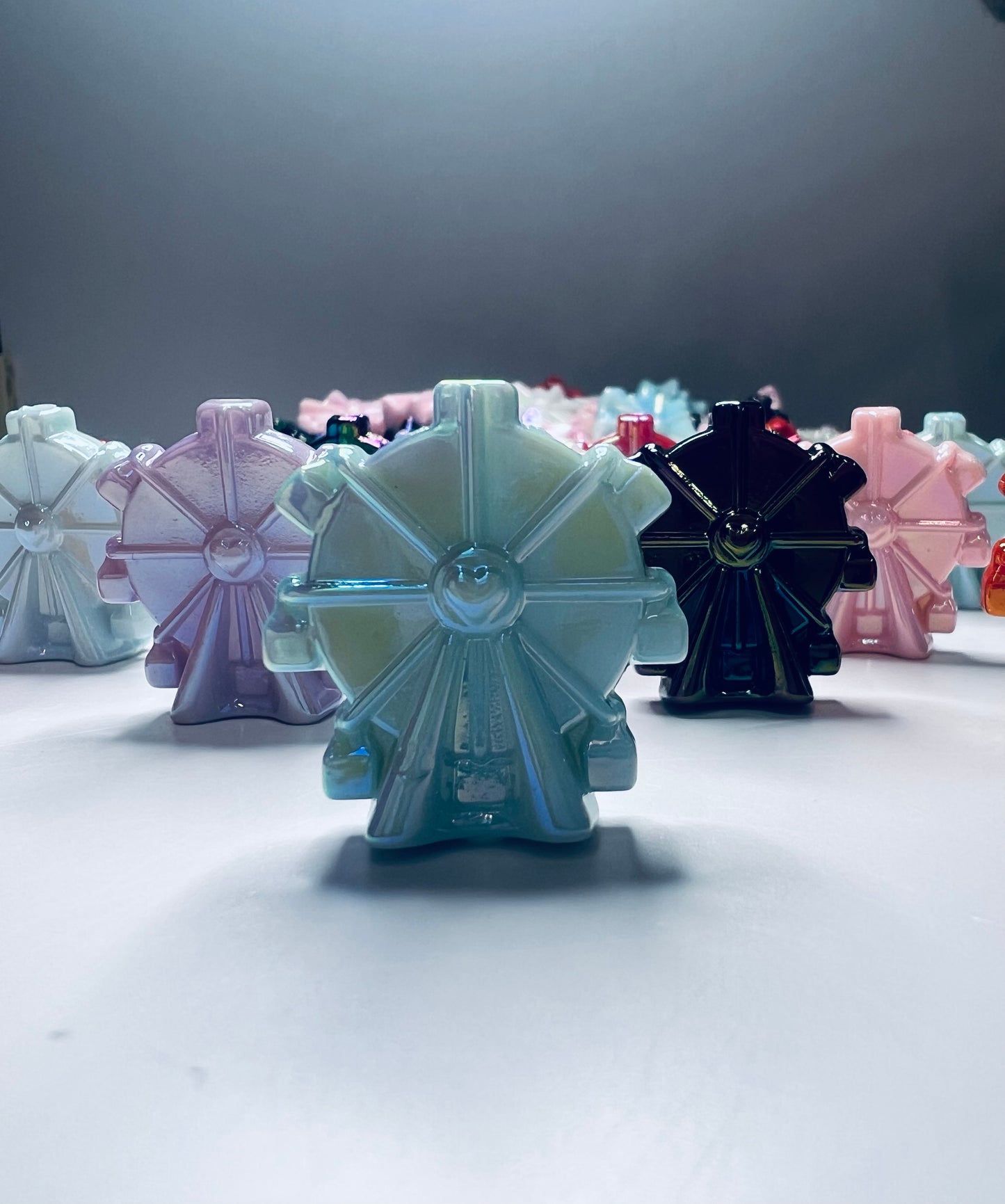 Miniature Ferris Wheel Bead Trinkets - Carnival Mini Objects Fair Theme Mini Objects for Speech Therapy