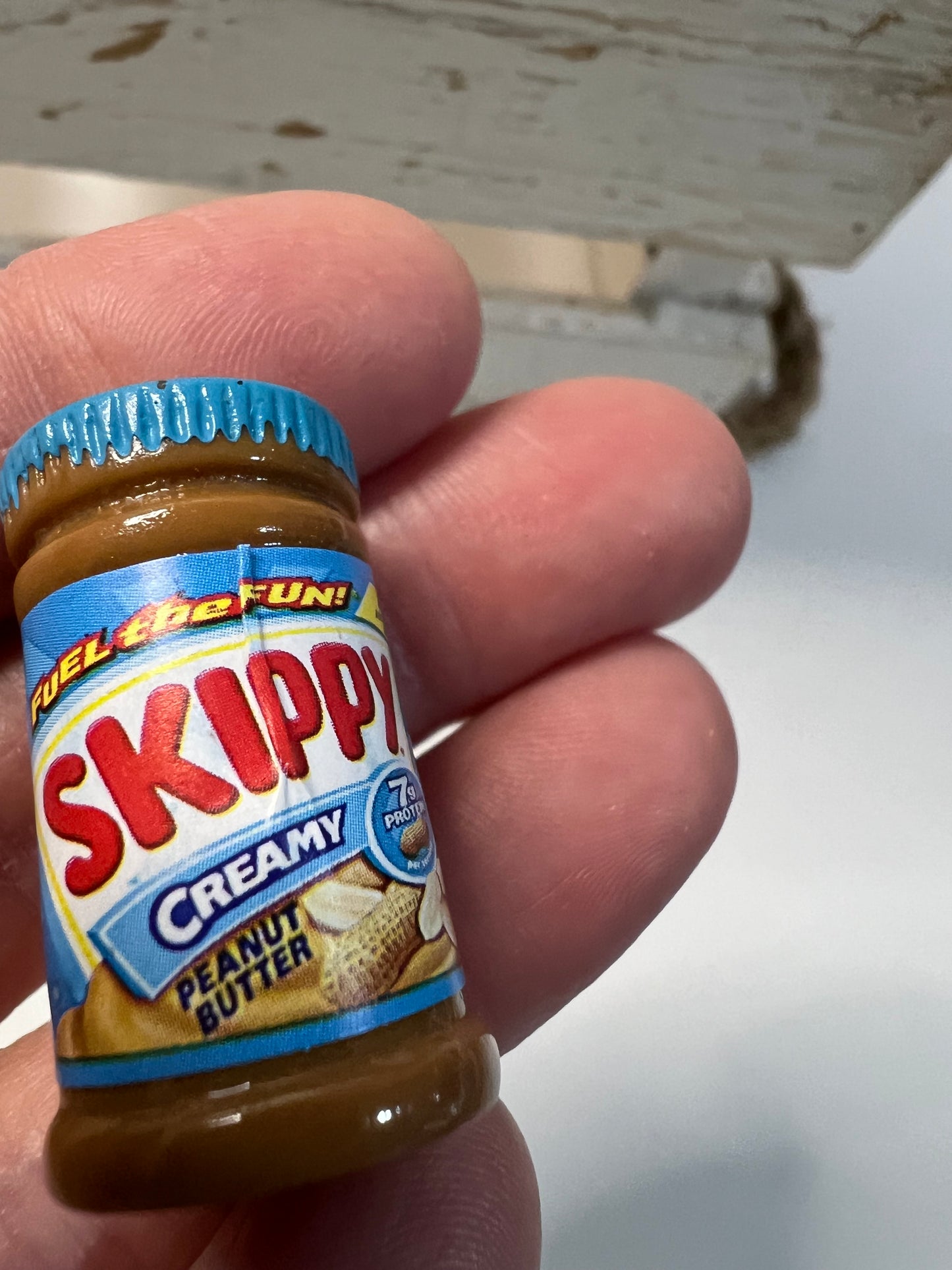 Mini skippy peanut butter jar Miniature Peanut Butter Minis for speech therapy Mini food brands