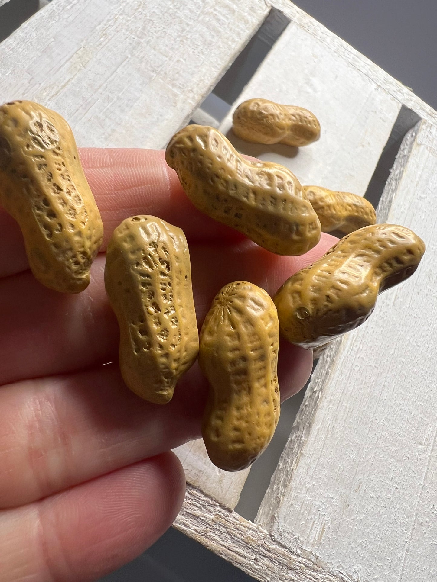 Mini Faux Peanut Trinket Food Minis Speech Therapy Miniature Peanut Alphabet Objects Letter P Trinkets Doodads