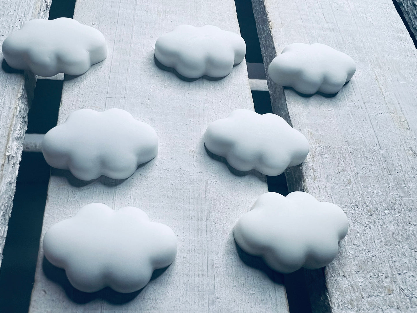 Mini Cloud Trinket Weather Miniature Objects Speech Therapy Mini Objects Trinkets Doodads Cloud Cabochon Say and Play Minis White Cloud