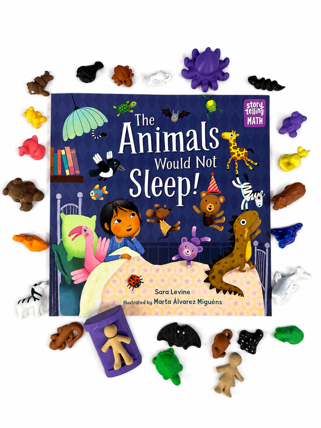 The Animals Would Not Sleep Mini Objects | Book Companion Story Props | Sorting, Counting & Language Activity