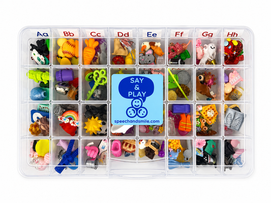 Alphabet Mini Objects Phonics & Digraph Kit | Speech Therapy Set