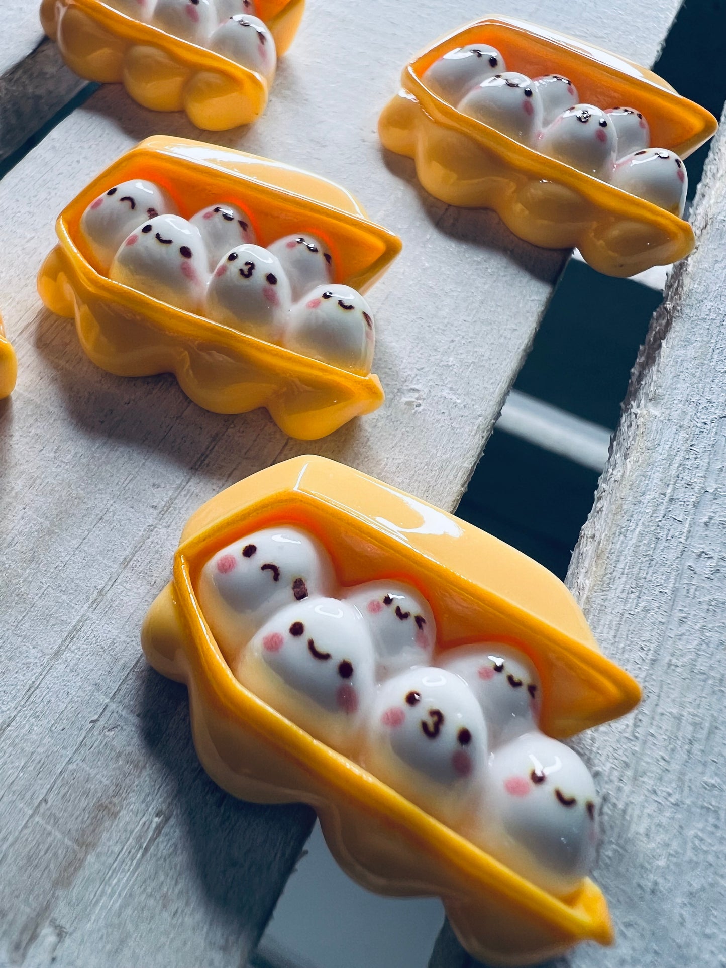 Mini Eggs Trinket Faux Eggs Food Minis Grocery Theme Doodads Dollhouse Montessori Objects Vowel Speech Therapy Mini Objects