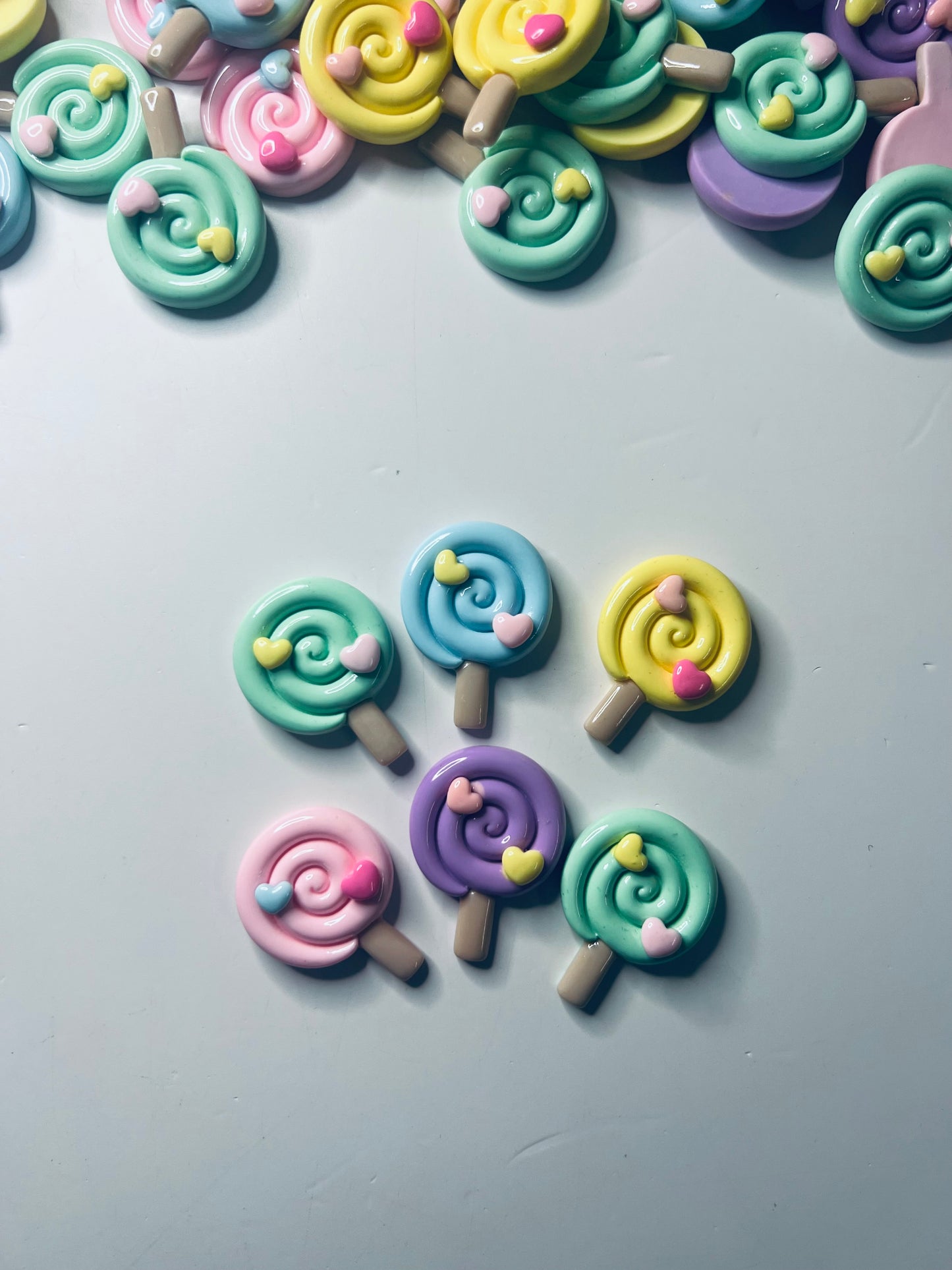 Mini LOLLIPOP Baratijas-Casa de muñecas Minatures-Baratijas-Terapia del habla Mini Objetos-Habla Minis-Terapia del habla Baratijas Doodads-