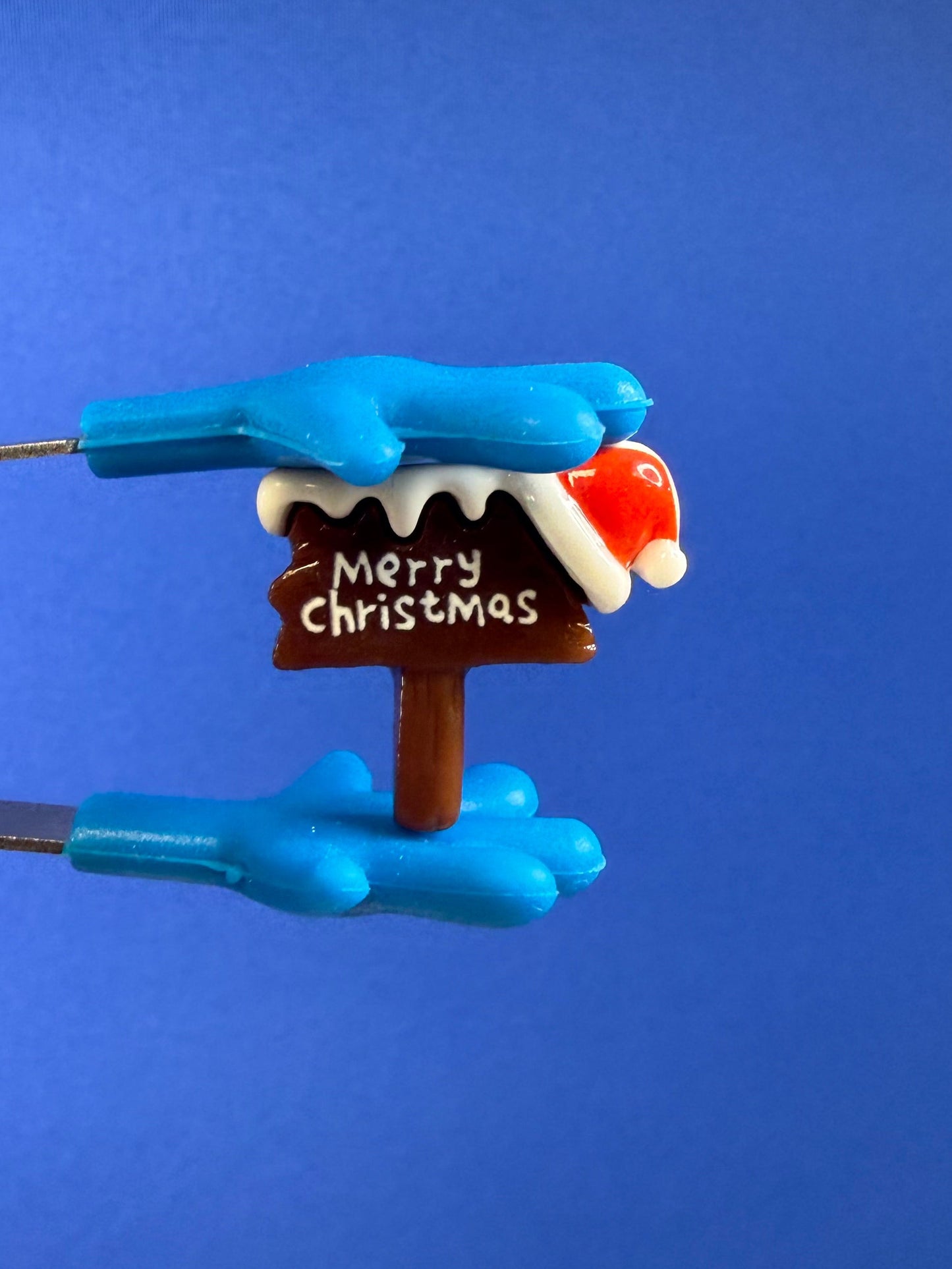 Miniature Christmas Sign Trinket - Holiday Mini Objects