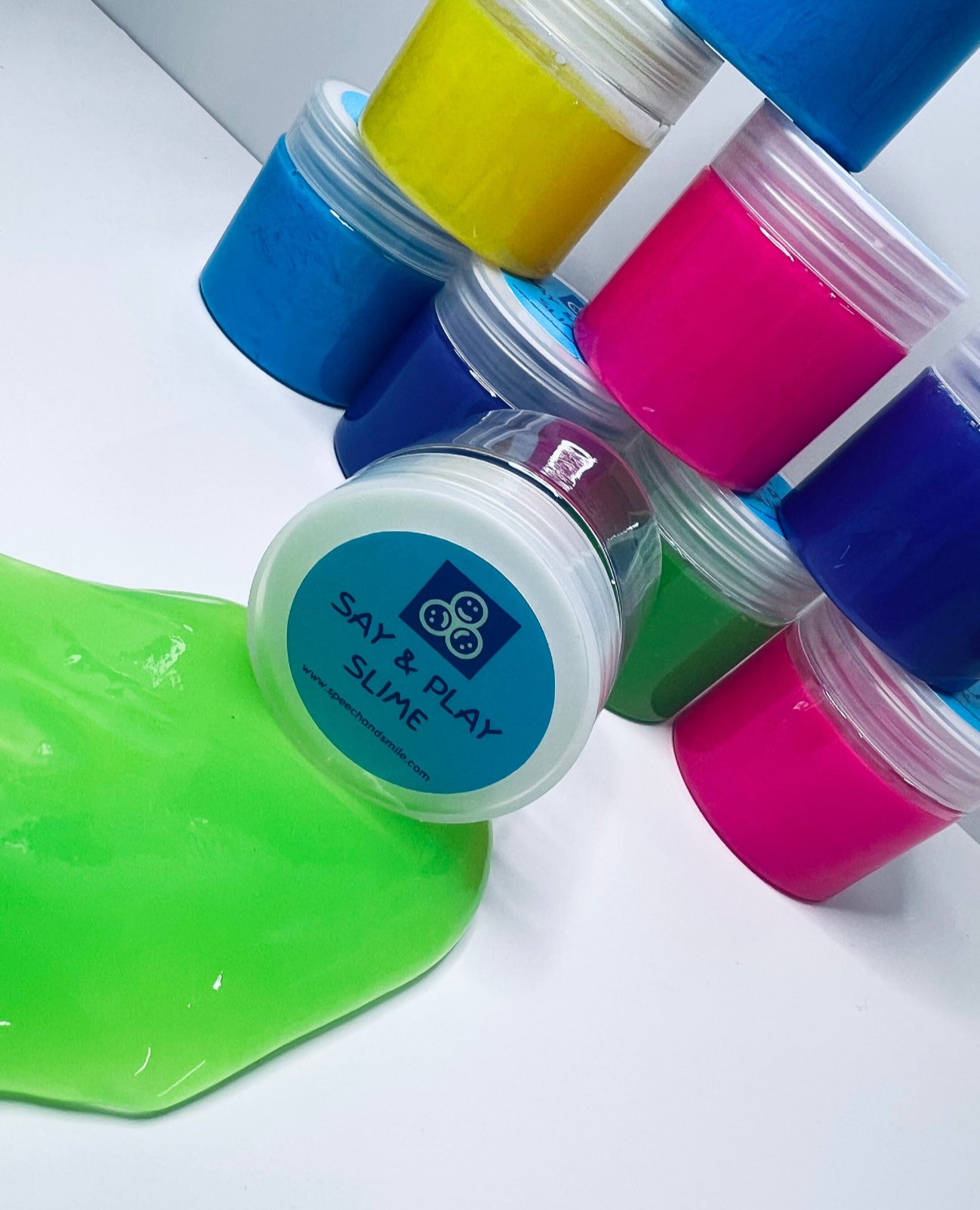 Sensory Slime Pod | Slime Jar for Kids | Say & Play Sensory Play