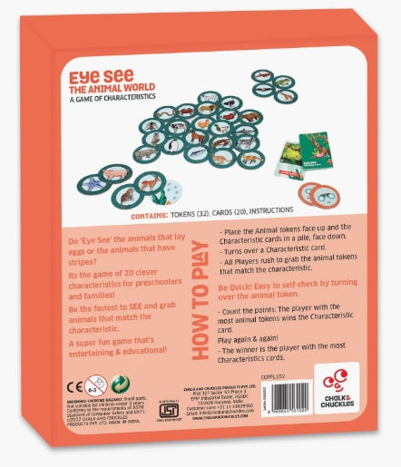 Animal Theme Game - Eye See Animals Game - Speech Therapy Activity - I Spy Animal Characteristics