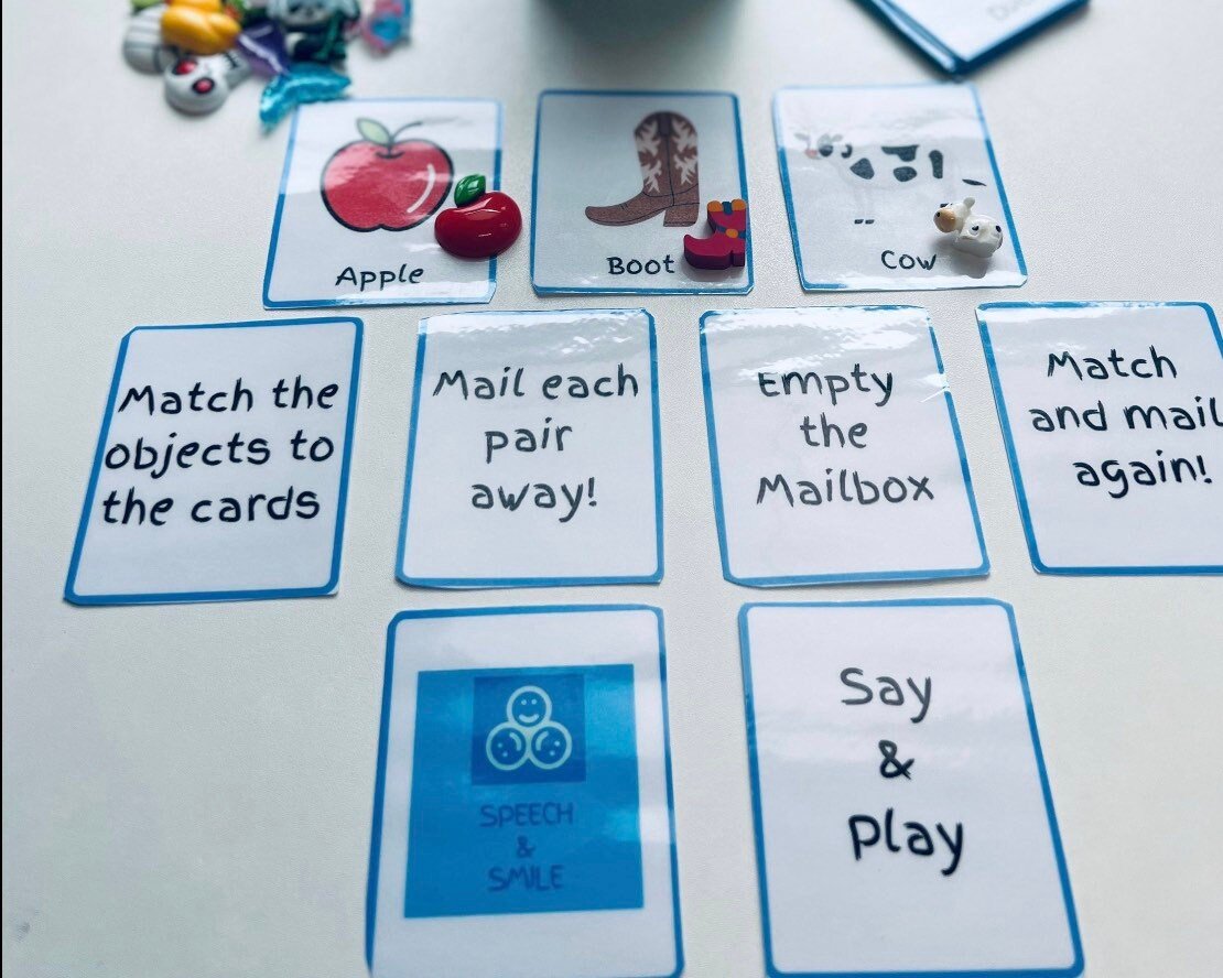 Alphabet Flash Cards Digital Download - Beginning Sound Flash Cards - Learn the Alphabet Printable Cards - Speech and Smile