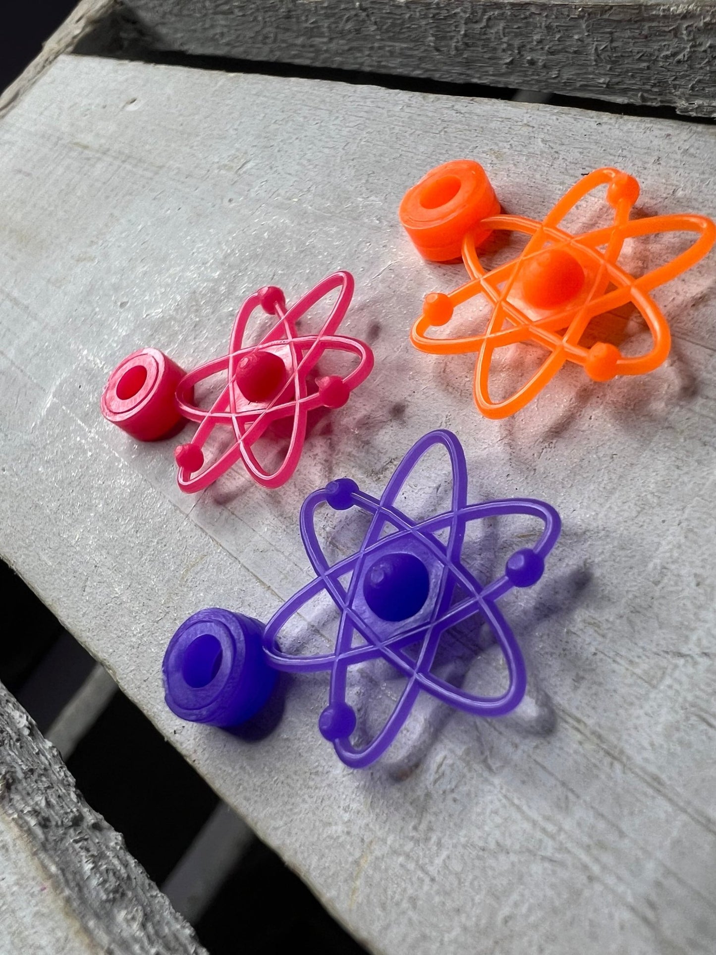 Atom Science Miniature 3 in Order Short Vowel Alphabet Objects Montessori Mini ATOM Letter A Mini Objects Speech Therapy Atom charm - Speech and Smile