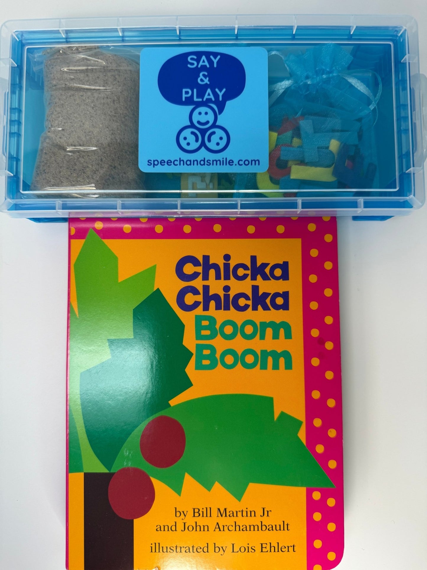 Chicka Chicka Boom Boom Story Objects Learn the Alphabet - Preschool Activty Mini Objects - Speech and Smile