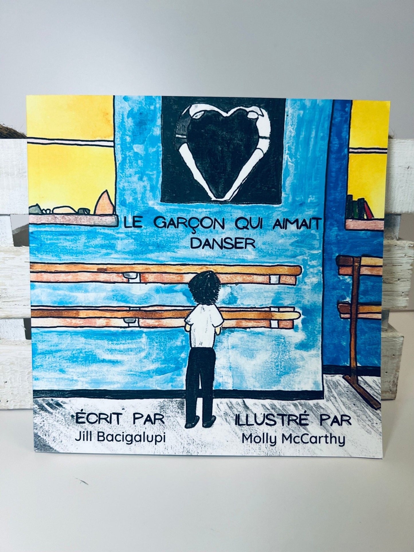 Children's French Book Dance Book The Boy Who Liked to Dance FRENCH Version - Boys Dance Too - Interactive Book About Differences - Speech and Smile