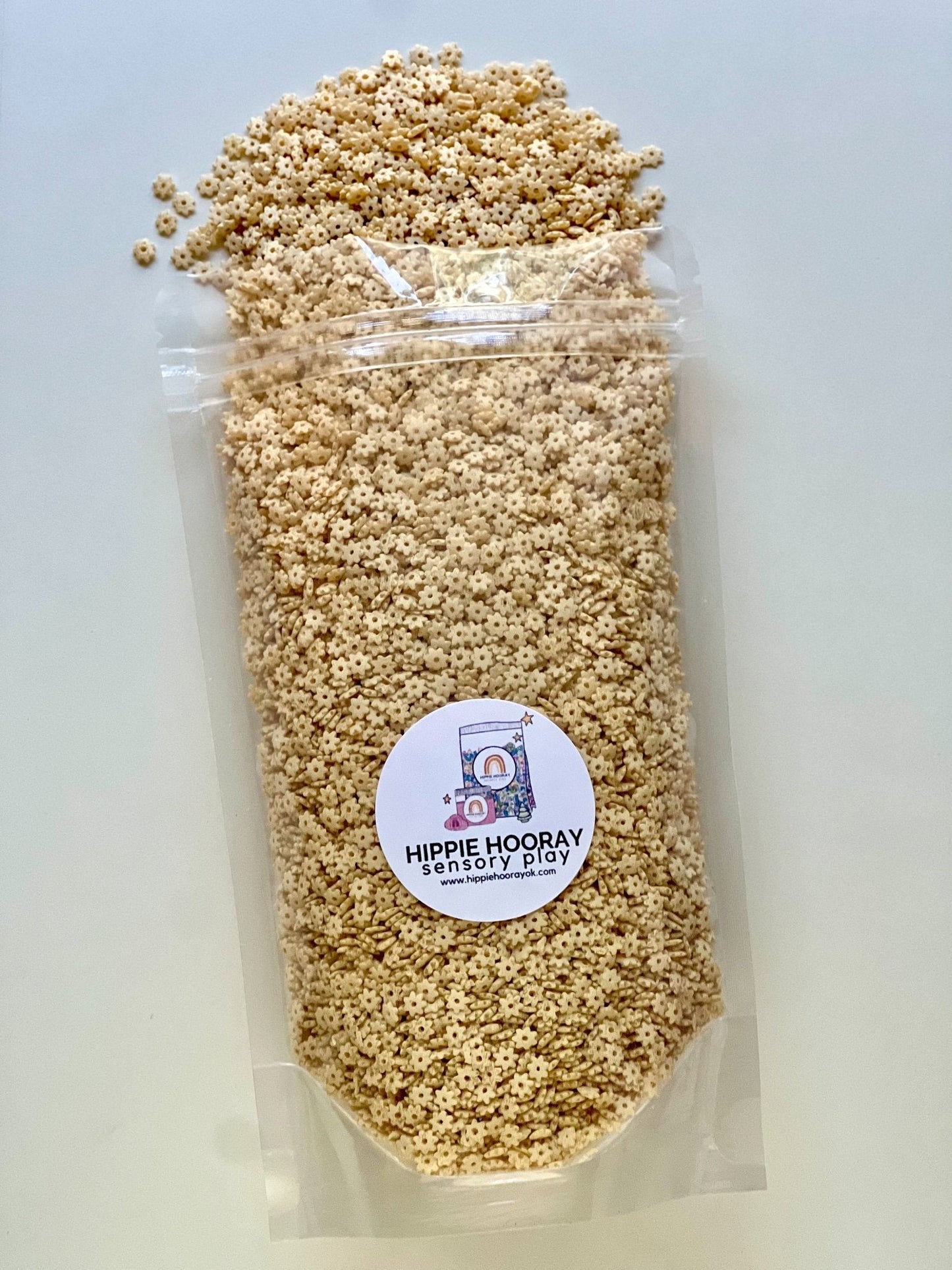 Custom Star Pasta Sensory Bin Filler