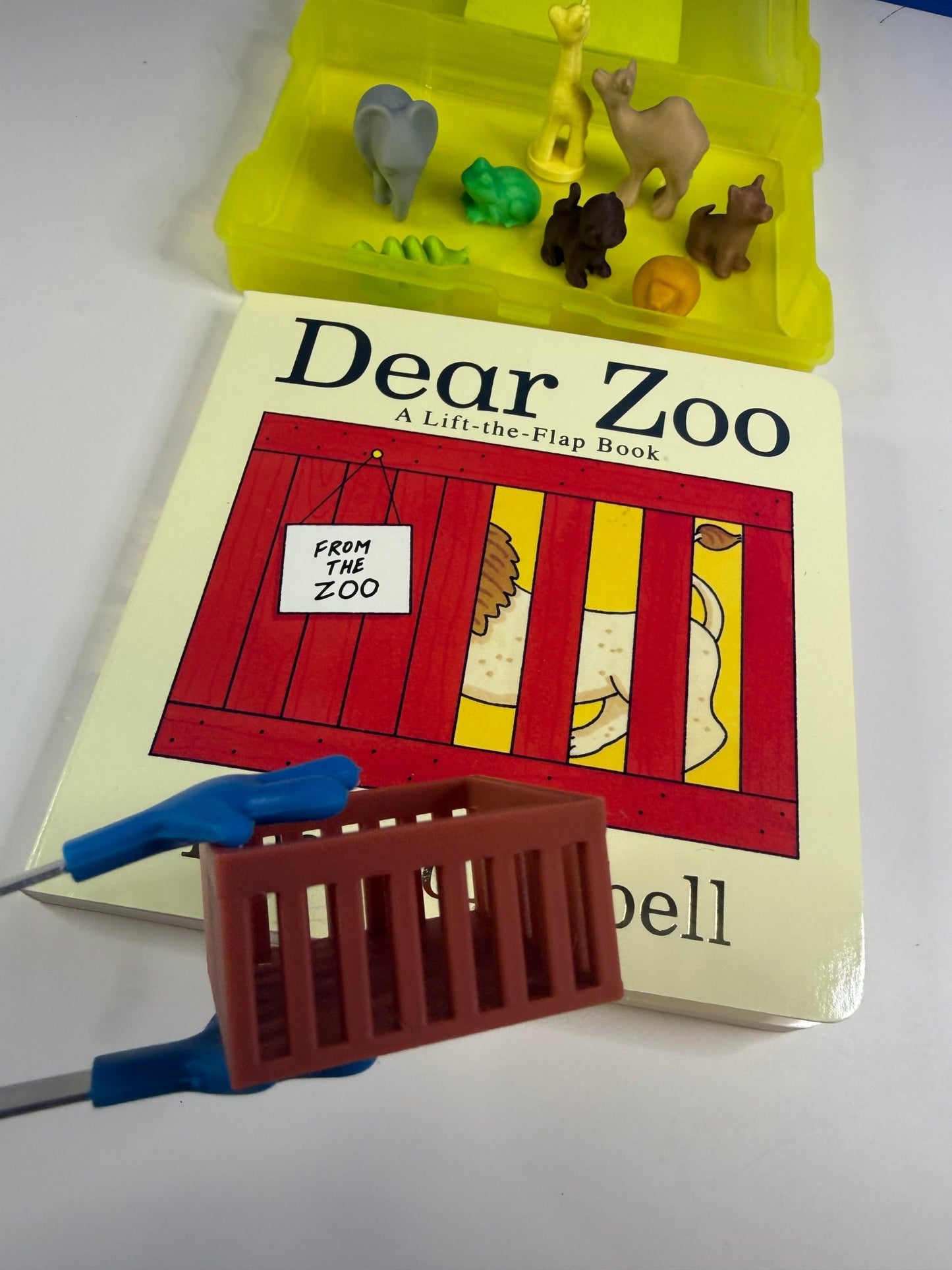 Dear Zoo Story Kit with Mini Objects Speech Therapy Zoo Book - Speech and Smile