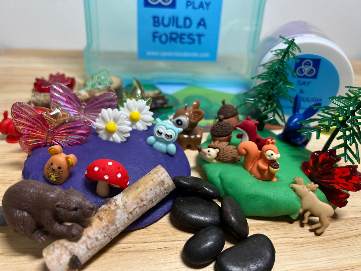 Build a FOREST Kit Woodland Minis Speech Therapy Language Kit-Speech Therapy Mini Objects-Speech Task Box-Forest trinkets
